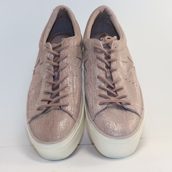 Converse One Star Platform Pink Ox Women's 10.5 Sneakers Fashion Shoes - Picture 3 of 6